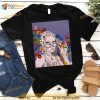 Purple Chloe Moriondo Flower Art Shirt