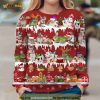 Rabbit Christmas 3D Funny Ugly Sweater, Xmas Holiday Funny Gift