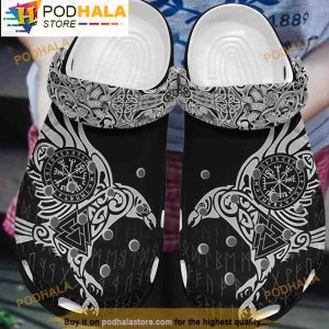 Ravens Of Odin Viking Gifts 3D Crocs, Funny Crocs