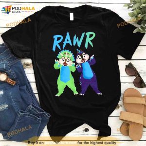 Rawr Funny Chip And Dale Disney Cartoon Shirt 2