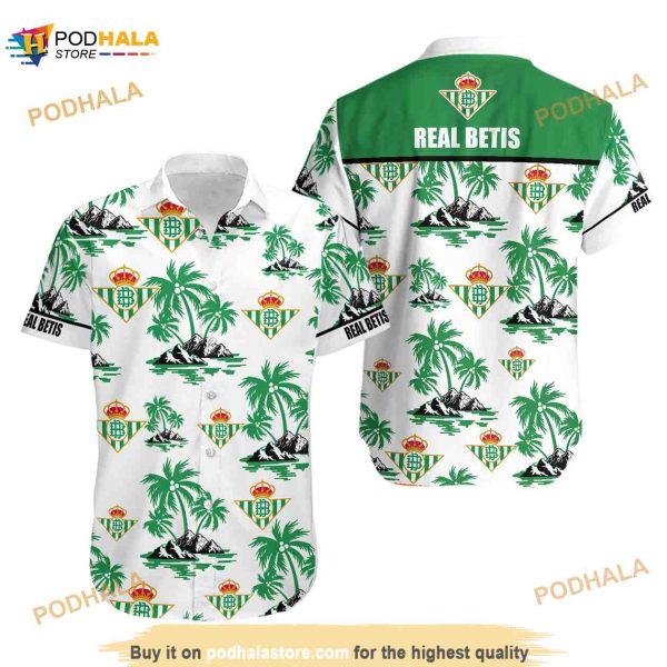 Real Betis Hawaiian Shirt, Beach Party Aloha Shirt For Fans