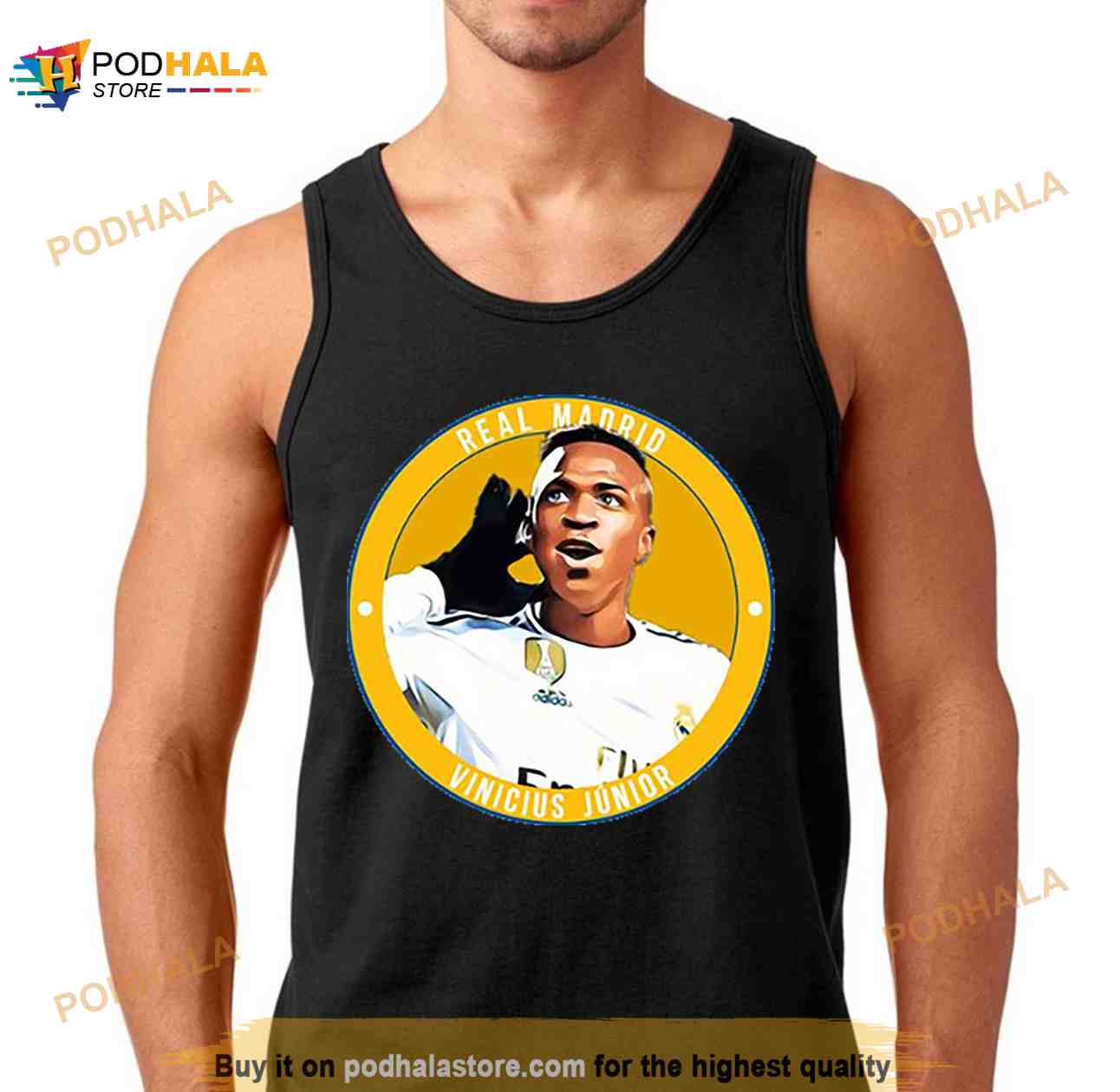 Real Madrid Player Vinicius Junior Shirt Real Madrid Player Vinicius Junior Shirt