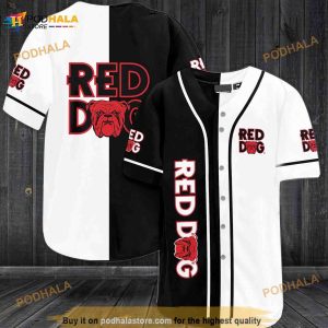 Red Dog Beer 3D Baseball Jersey