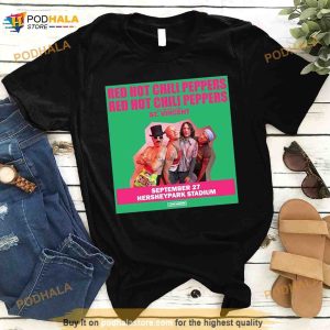 Red Hot Chili Peppers Announce Hersheypark Stadium Concert Shirt 2