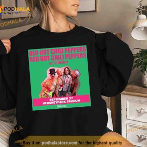 Red Hot Chili Peppers Announce Hersheypark Stadium Concert Shirt 3
