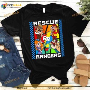 Rescue Rangers Funny Cartoon Chip And Dale Shirt