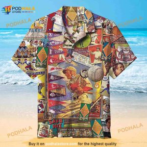 Retro Baseball Lovers Hawaiian Shirt 2023, Gift For Dad