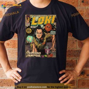 Retro Comic Glorious Purpose Loki Tom Hiddleston Marvel Shirt