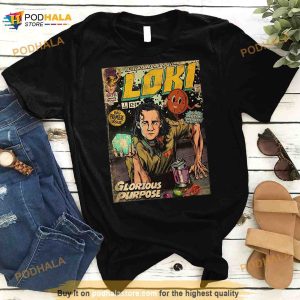 Retro Comic Glorious Purpose Loki Tom Hiddleston Marvel Shirt 3