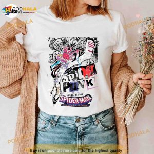 Retro Spider Punk Spider Man 2023 Shirt, Across the Spider-Verse Marvel Gift