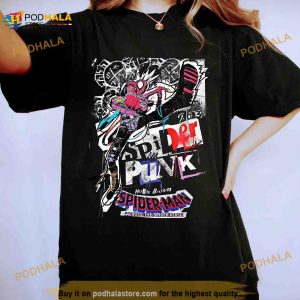 Retro Spider Punk Spider man 2023 Shirt, Spider Man Across the Spider-Verse Fan Gift