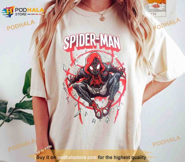 Retro Spider-Man Across the Spider-Verse Shirt, Marvel Spiderman Tee