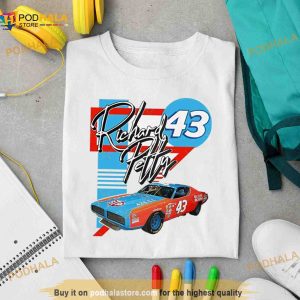Richard Petty Retro Nascar Racing Fan Art 2023 Shirt 2
