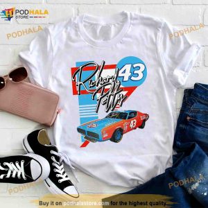 Richard Petty Retro Nascar Racing Fan Art 2023 Shirt 3