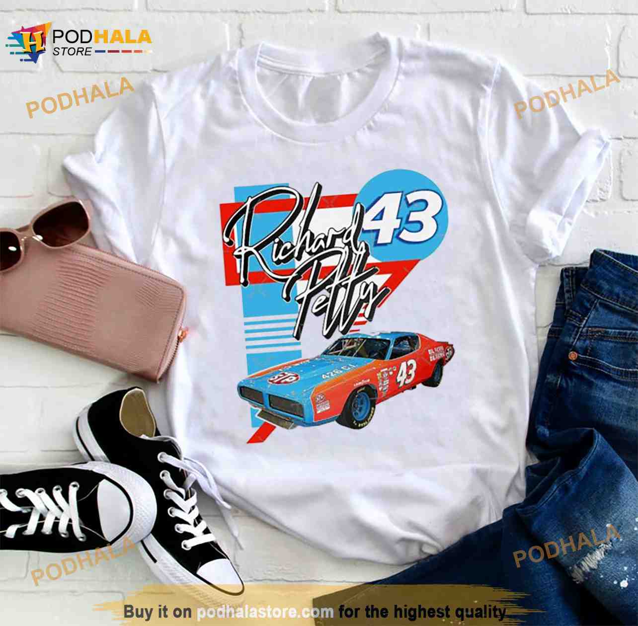 Richard Petty Retro NASCAR Racing Fan Art 2023 Shirt Richard Petty Retro NASCAR Racing Fan Art 2023 Shirt