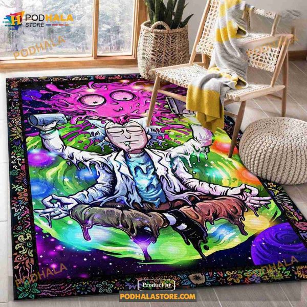Rick And Morty 003 Area Rug The Us Decor