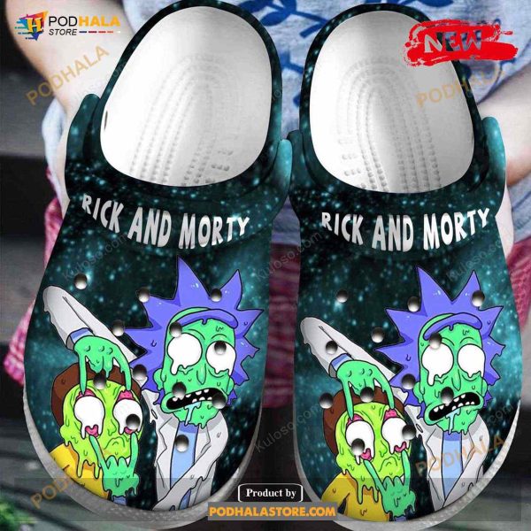 Rick And Morty Crocband For Unisex & Kids Crocs Clog Shoes