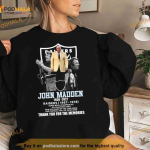 Rip John Madden Legend Never Die American Football Shirt