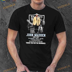 Rip John Madden Legend Never Die American Football Shirt 2