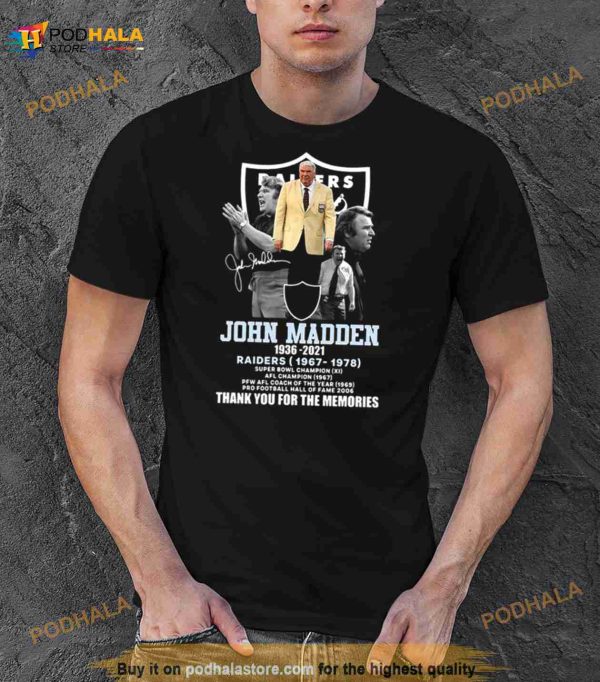 Rip John Madden Legend Never Die American Football Shirt