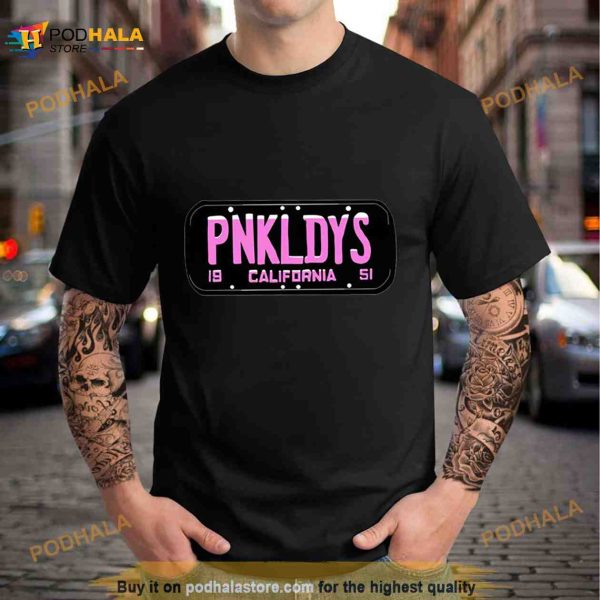 Rise Of The Pink Ladies Pnkldys Licence Plate Shirt