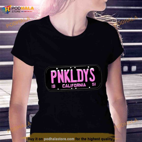 Rise Of The Pink Ladies Pnkldys Licence Plate Shirt