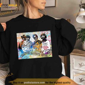 Rock Band Usa Creedence Clearwater Revival Ccr Rock Music Shirt 2