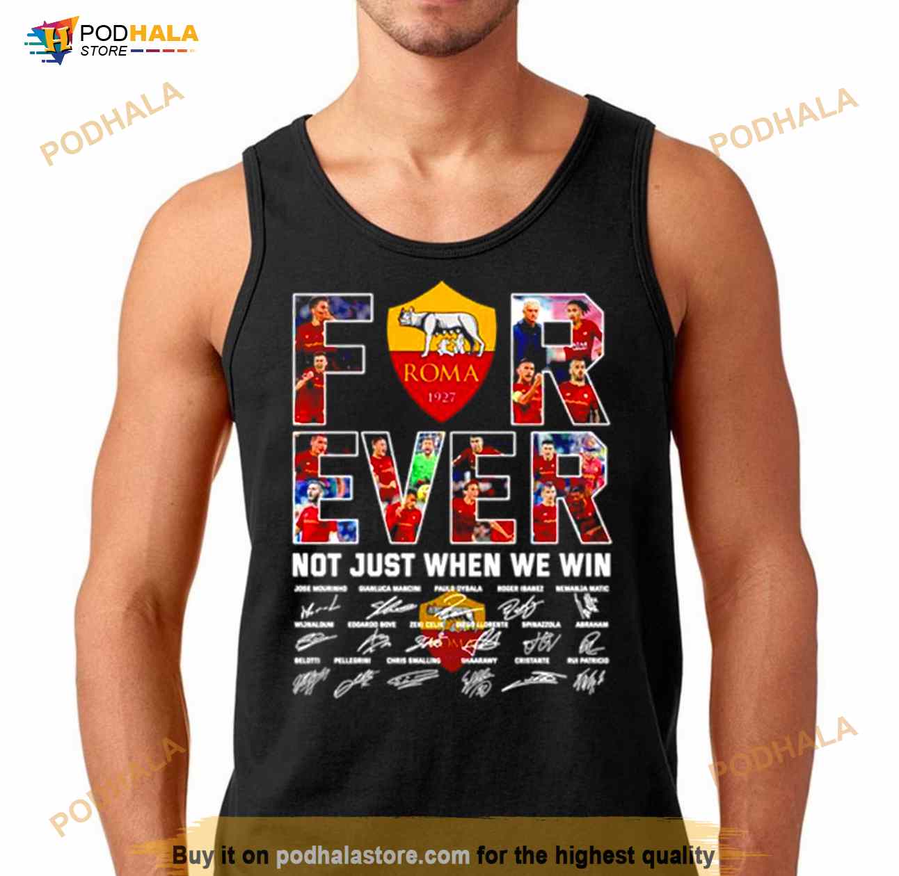 Roma Forever Not Just When We Win Signatures Shirt Roma Forever Not Just When We Win Signatures Shirt