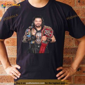 Roman Reigns Champion In Smackdown T Shirt 2