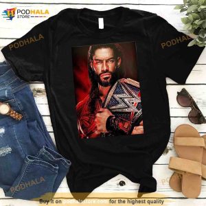 Roman Reigns God Of War At Wwe Universal Championship T Shirt 2
