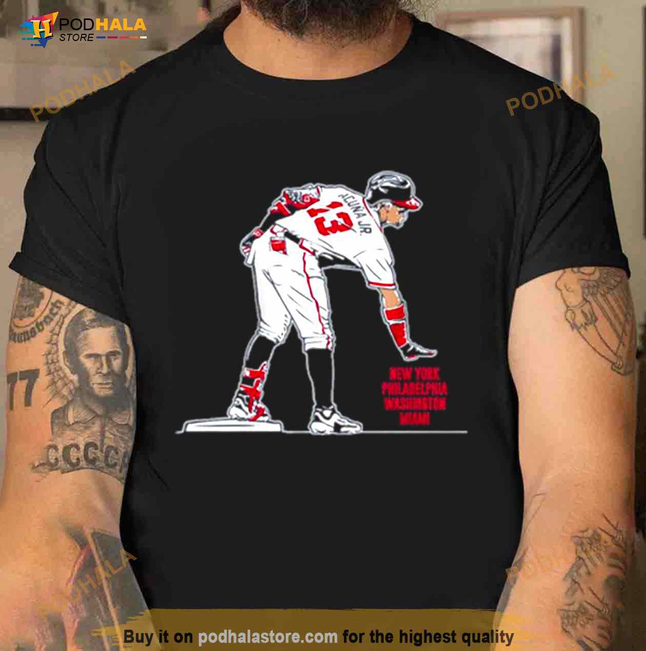 Official ronald Acuna Jr 40 Home Runs Atlanta Braves Poster shirt, hoodie,  sweater, long sleeve and tank top