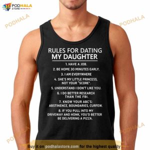 Rules For Dating My Daughter Shirt 1