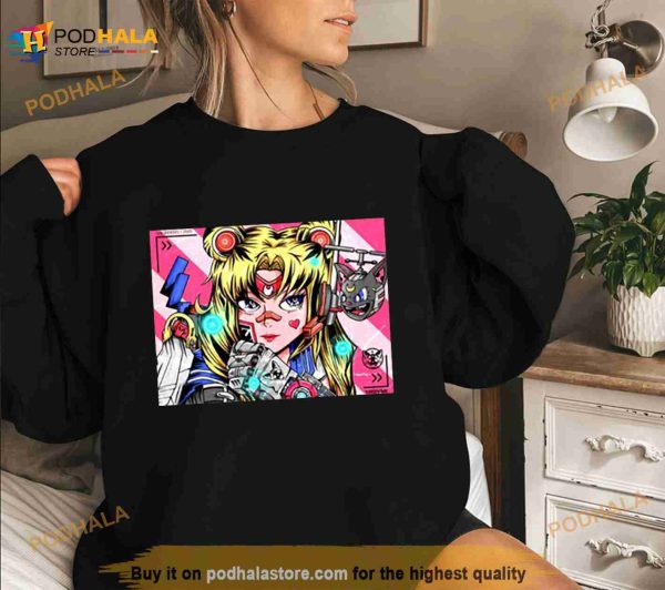 Sailormoon Mech Digital Art Fanmade Sailor Moon Shirt