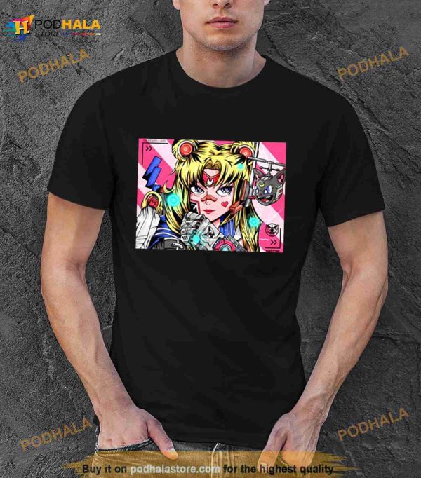 Sailormoon Mech Digital Art Fanmade Sailor Moon Shirt