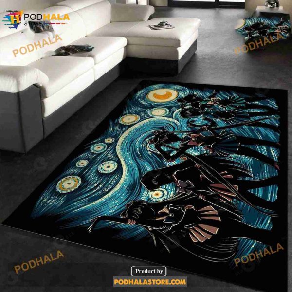 Sailors Night Area Rug Living Room And Bedroom Rug