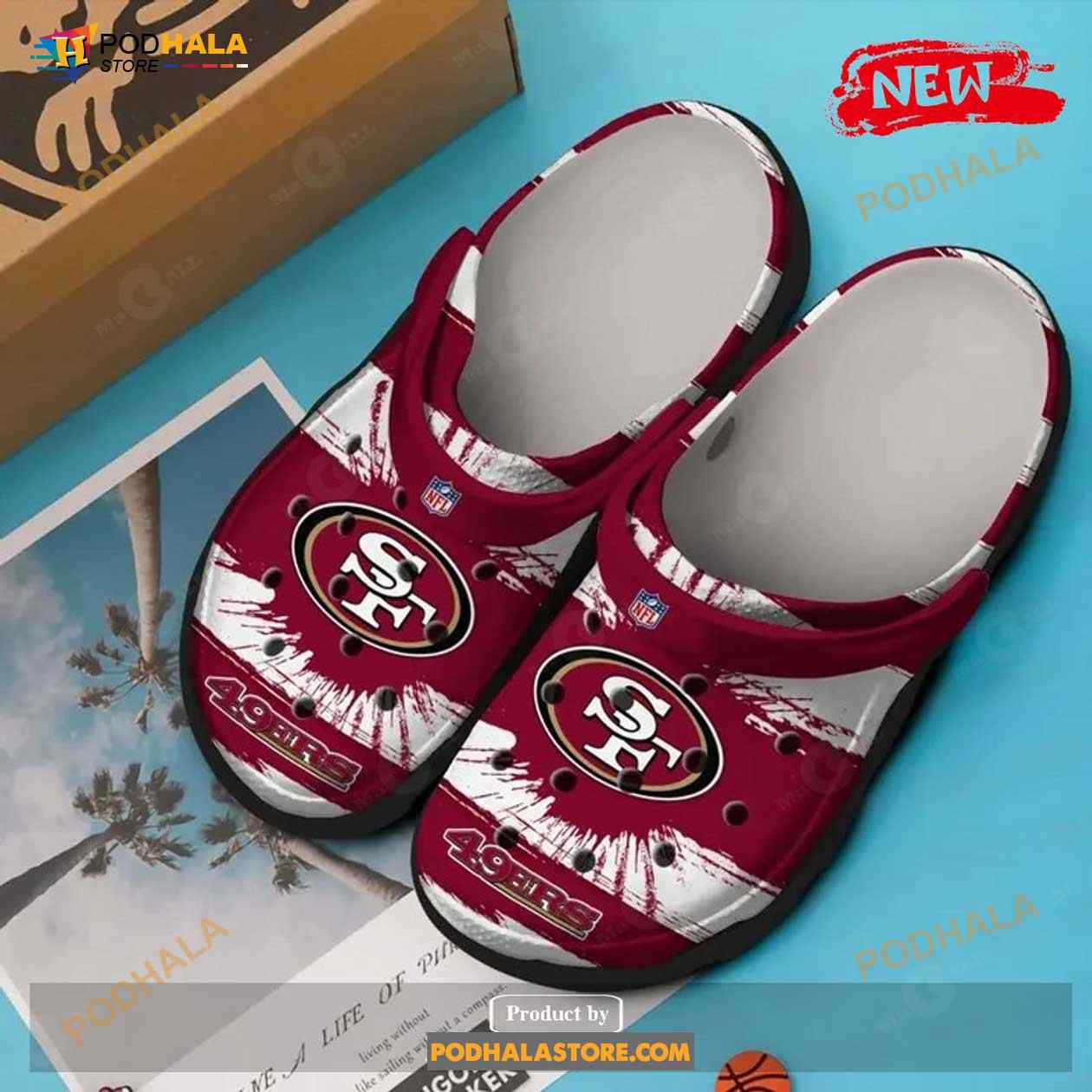 49ers crocs