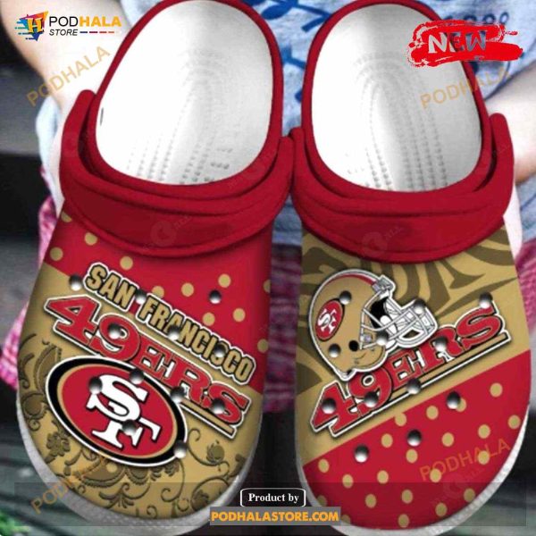San Francisco 49ers Hot Summer For Unisex & Kids Crocs Crocband Clogs