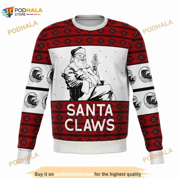 Santa Claws Ugly Christmas Sweater, Funny Xmas Gifts