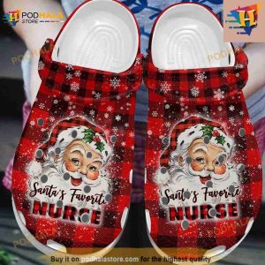 Santa Favorite Nurse Crocs Clog Shoes