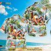 Santa Surfing Summer Hawaiian Shirt, Funny Christmas In July Gift
