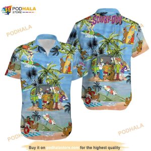 Scooby Doo Funny Hawaiian Shirt, Funny Hawaiian Shirt