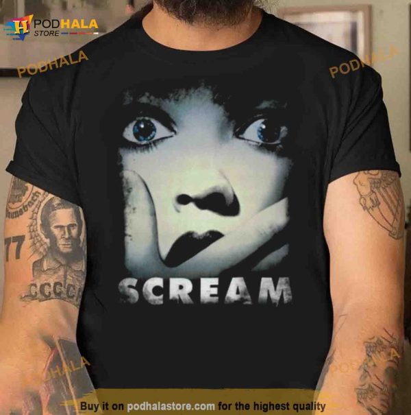 Scream Movie Art Drew Barrymore Shirt