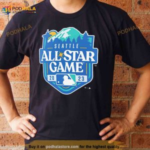 Seattle All Star Game Wordmark 2023 Mlb Shirt 2