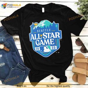 Seattle All Star Game Wordmark 2023 Mlb Shirt 3
