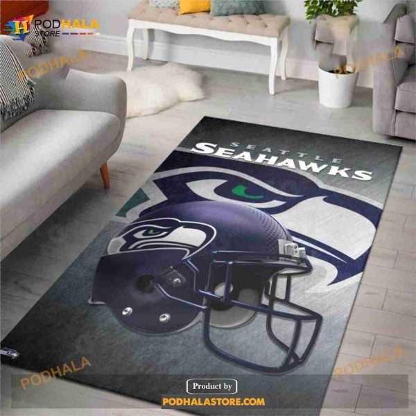 Seattle Seahawks NFL Home Decor Area Rug Rugs For Living Room Rug Home Decor