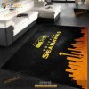 Seattle Seahawks Skyline NFL Area Rug For Christmas, Living Room And Bedroom Rug