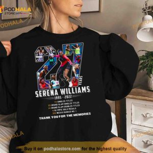 Serena Williams Greatest Female Athlete T Shir 3