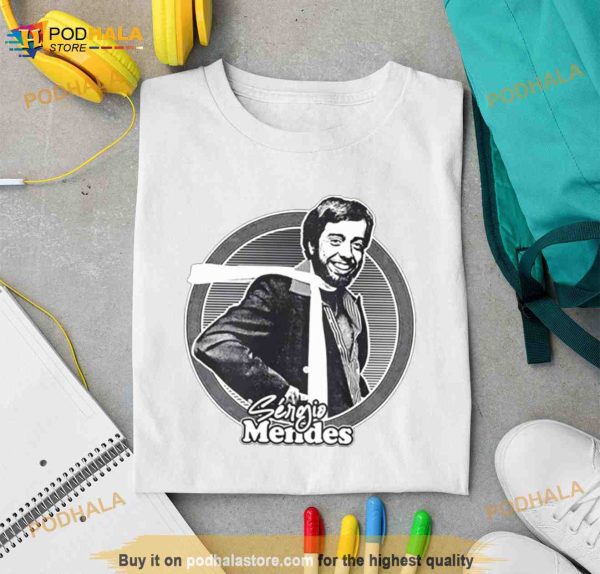 Sérgio Mendes Retro Style Fan Design Shirt