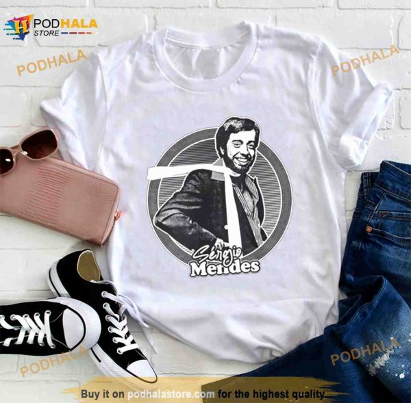Sérgio Mendes Retro Style Fan Design Shirt