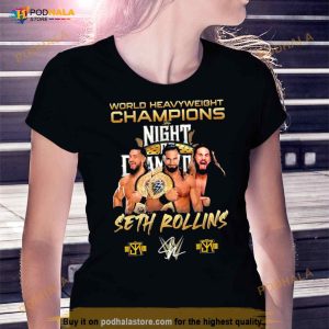 Seth Rollins World Heavyweight Champions 2023 Signature Shirt 1